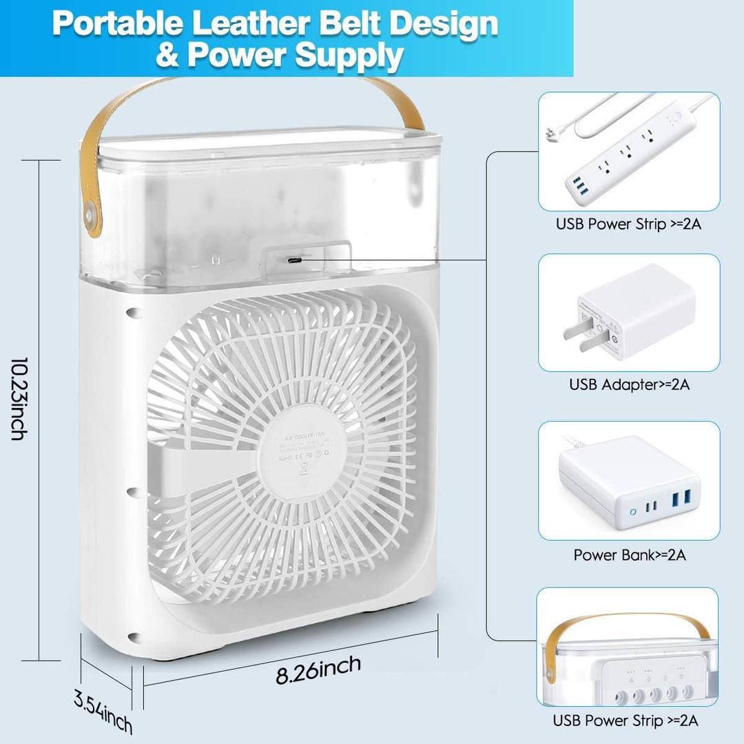 Portable Mini Air Cooler - Perfect For Home and Office Cooling